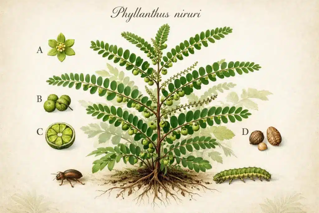 Phyllanthus niruri: traditional herb for treating and cleansing the liver 4 Phyllanthus niruri